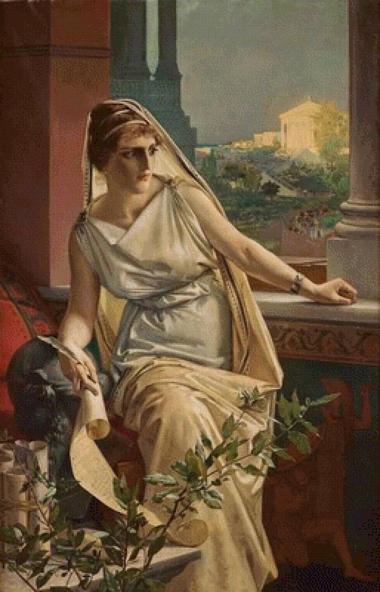 Hypatia by Julius Kronberg - hypatia by julius kronberg - предпросмотр