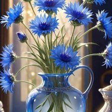 Схема вышивки «Васильки»