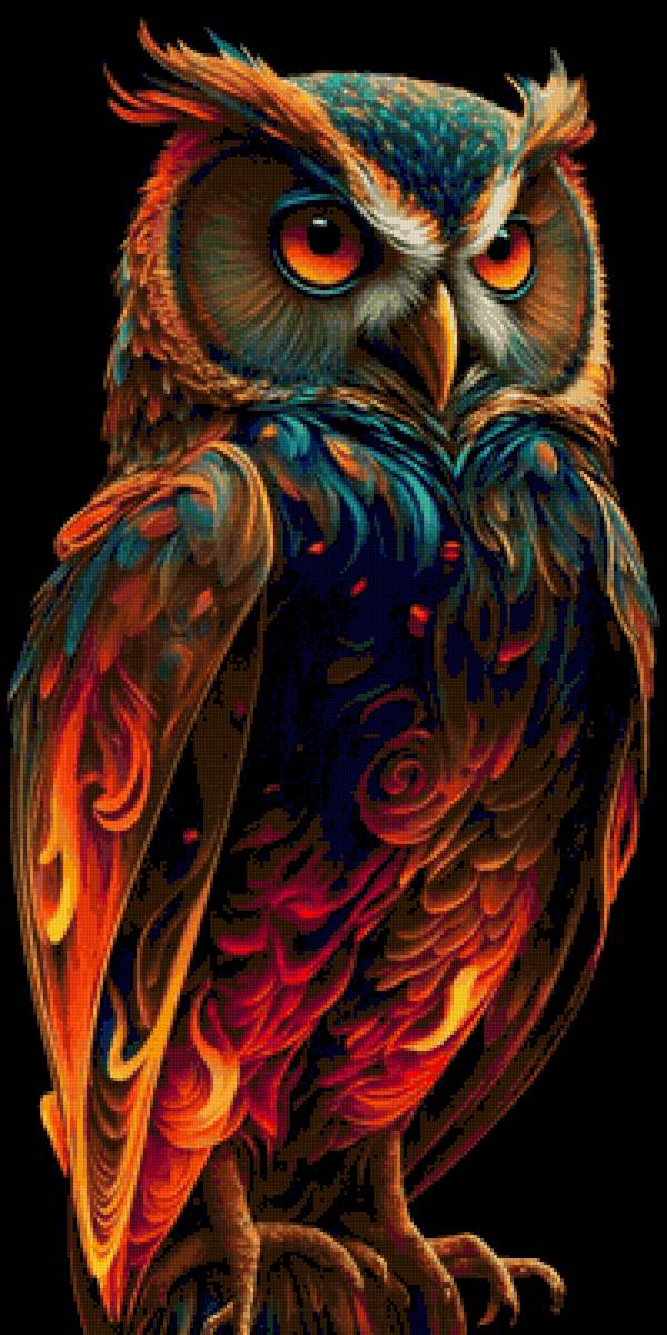 Бухал - фентъзи, животни, бухал - предпросмотр