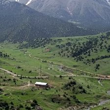 Схема вышивки «Горная долина Заамина»