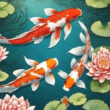 Схема вышивки «Риби 1»