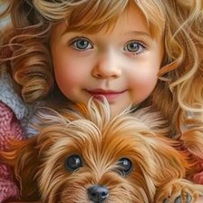 Схема вышивки «девочка»