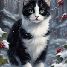 Схема вышивки «Снежная Вилена»