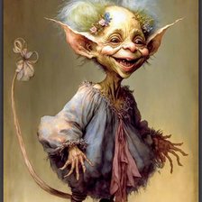 Схема вышивки «Тролль»