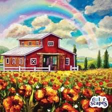 Схема вышивки «Домик»