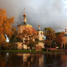 Схема вышивки «храм "Спас Нерукотворный"»