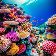 Схема вышивки «Риф»