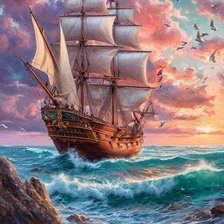 Схема вышивки «Пирати 4»