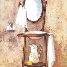 Схема вышивки «cuarto de baño»