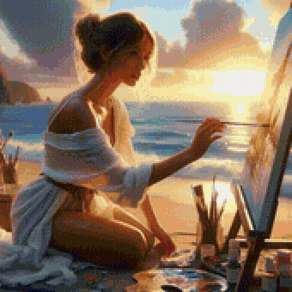 Девушка на природе - предпросмотр