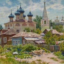 Схема вышивки «полдень»