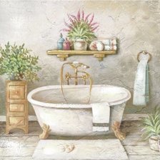 Схема вышивки «baño»