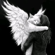 Схема вышивки «Крылатый друг»