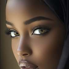 Схема вышивки «Афро девушка 2»