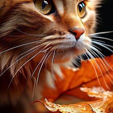 Схема вышивки «кот»