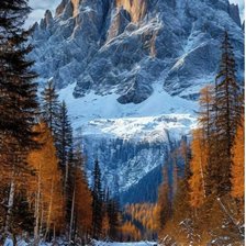 Схема вышивки «Гора»