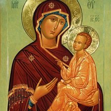 Схема вышивки «Икона Божией Матери "Тихвинская"»