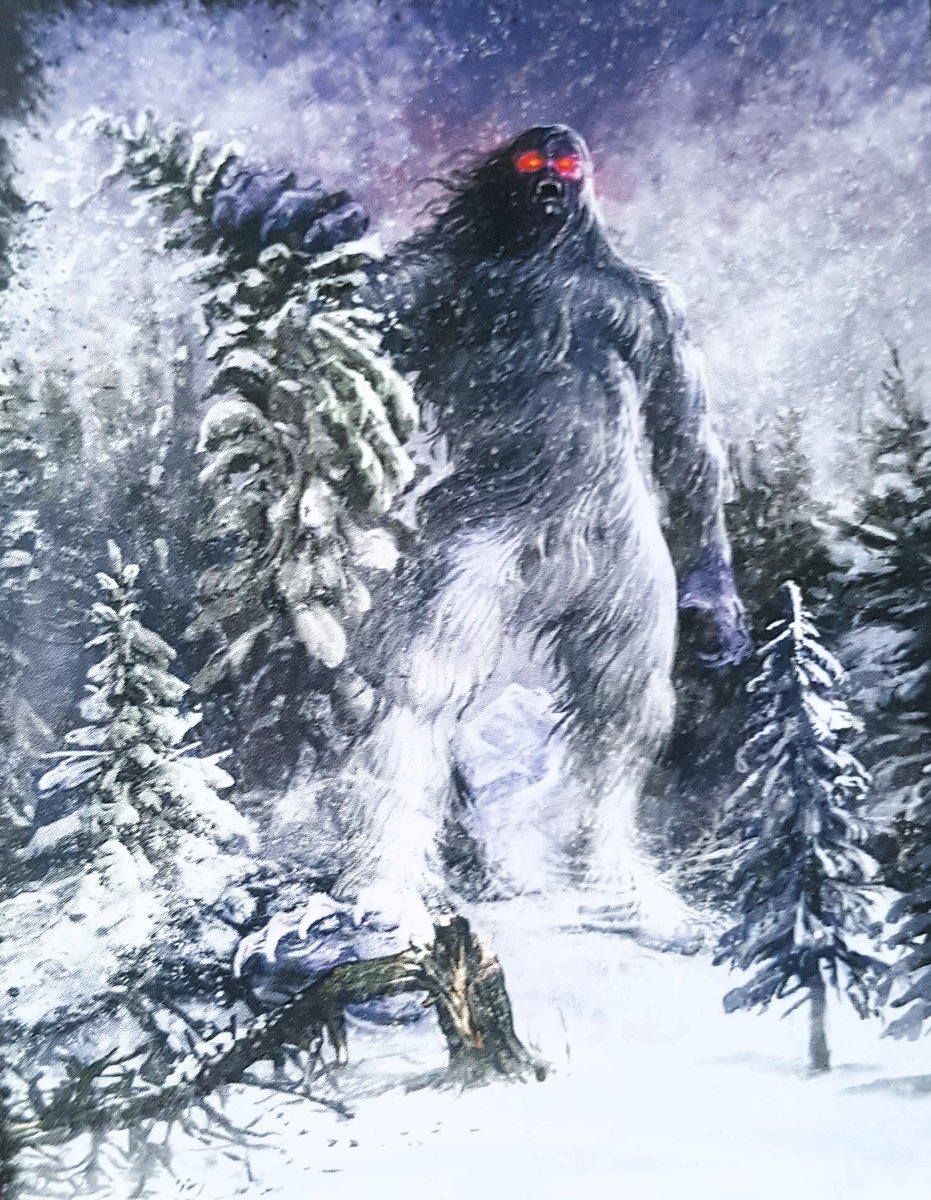 Снежный монстр - ужас аркхэма - оригинал