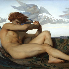 Схема вышивки «"Падший ангел" - Александр Кабанель (1847)»