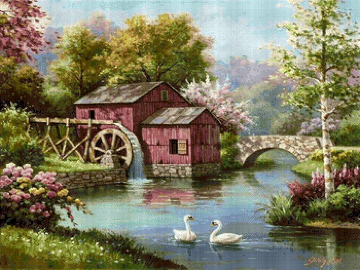 №2858850 - moara de apa - предпросмотр