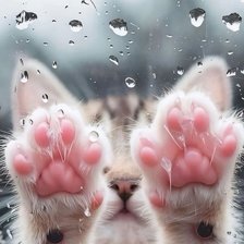 Схема вышивки «Лапки»