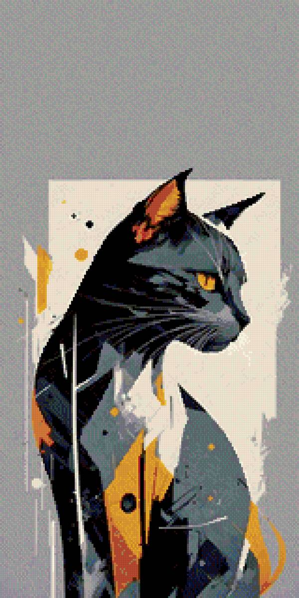 Хранительница - кошка, черная кошка - предпросмотр