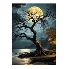 Схема вышивки «Полночь. Полнолуние.»