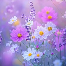 Схема вышивки «Полевые цветы»