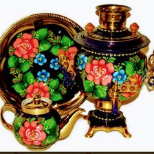 Схема вышивки «Чай»