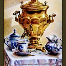 Схема вышивки «Чай»