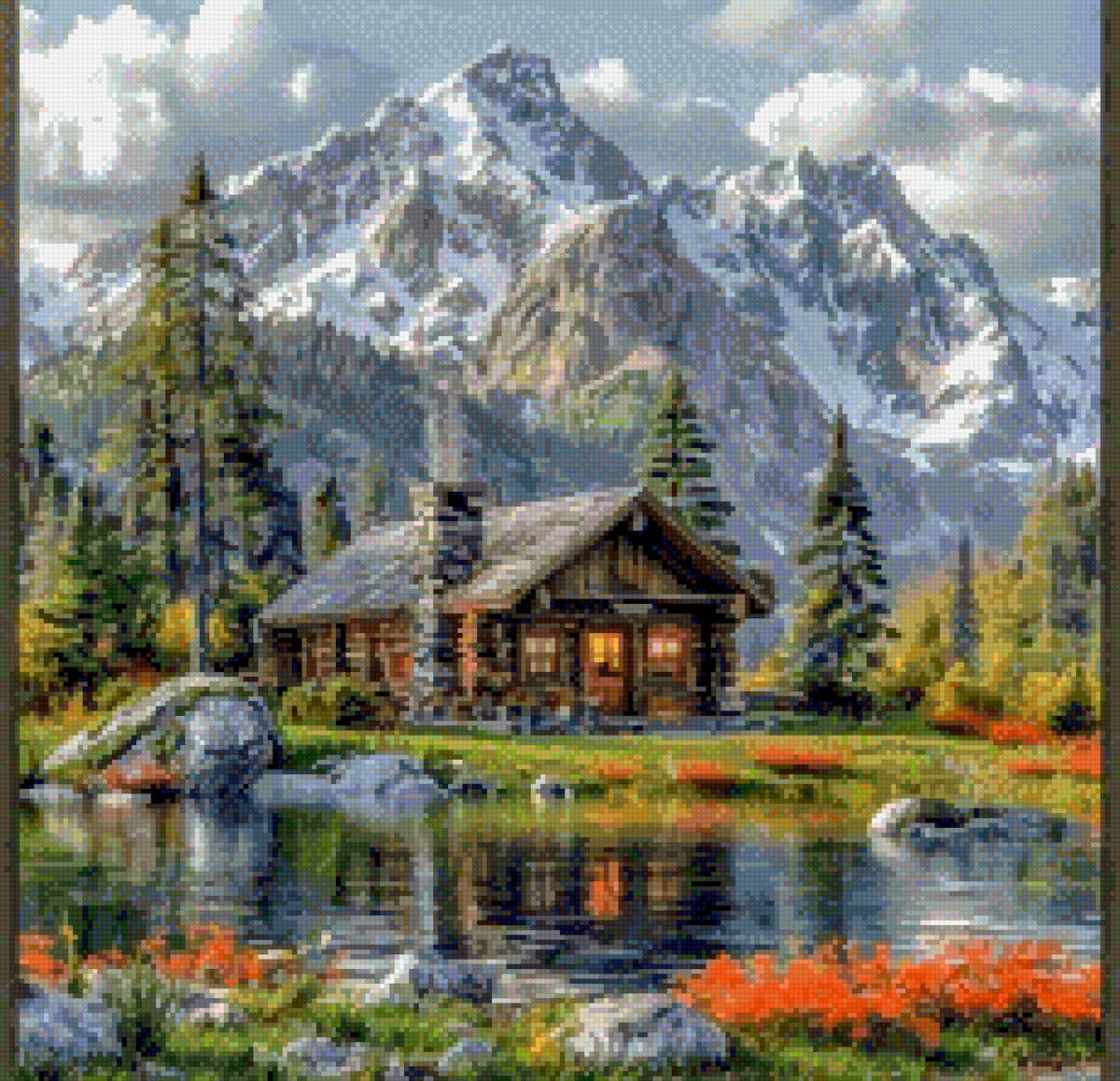 Горы - дом - предпросмотр