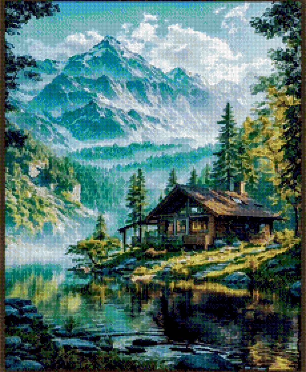 Горы - дом - предпросмотр