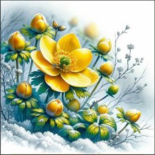 Схема вышивки «Зима»