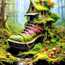 Схема вышивки «Башмак»