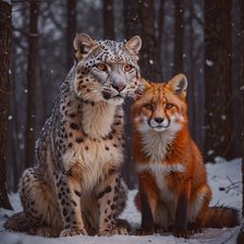 Схема вышивки «Друзья»