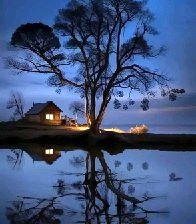 Схема вышивки «Ночь»