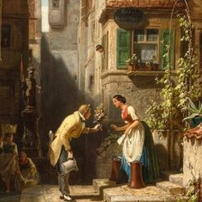 Схема вышивки «вечный жених»