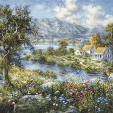 Схема вышивки «Красота природы»