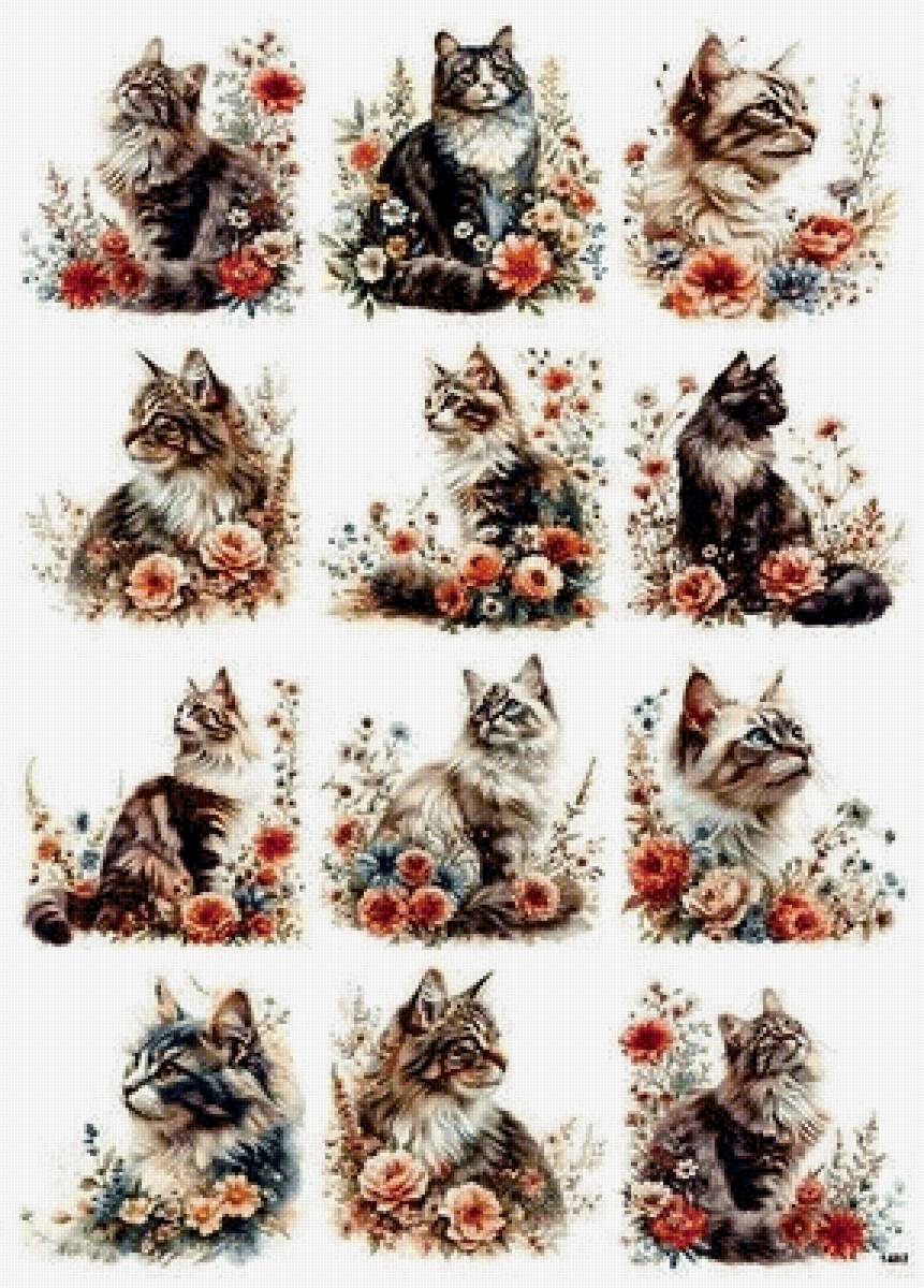 Серия "Кошки" - арт - предпросмотр