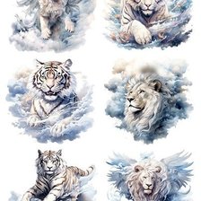 Схема вышивки «Серия "Дикие кошки"»