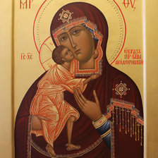 Схема вышивки «Икона Божией Матери "Феодоровская"»