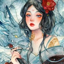 Схема вышивки «Dragon Spirit»