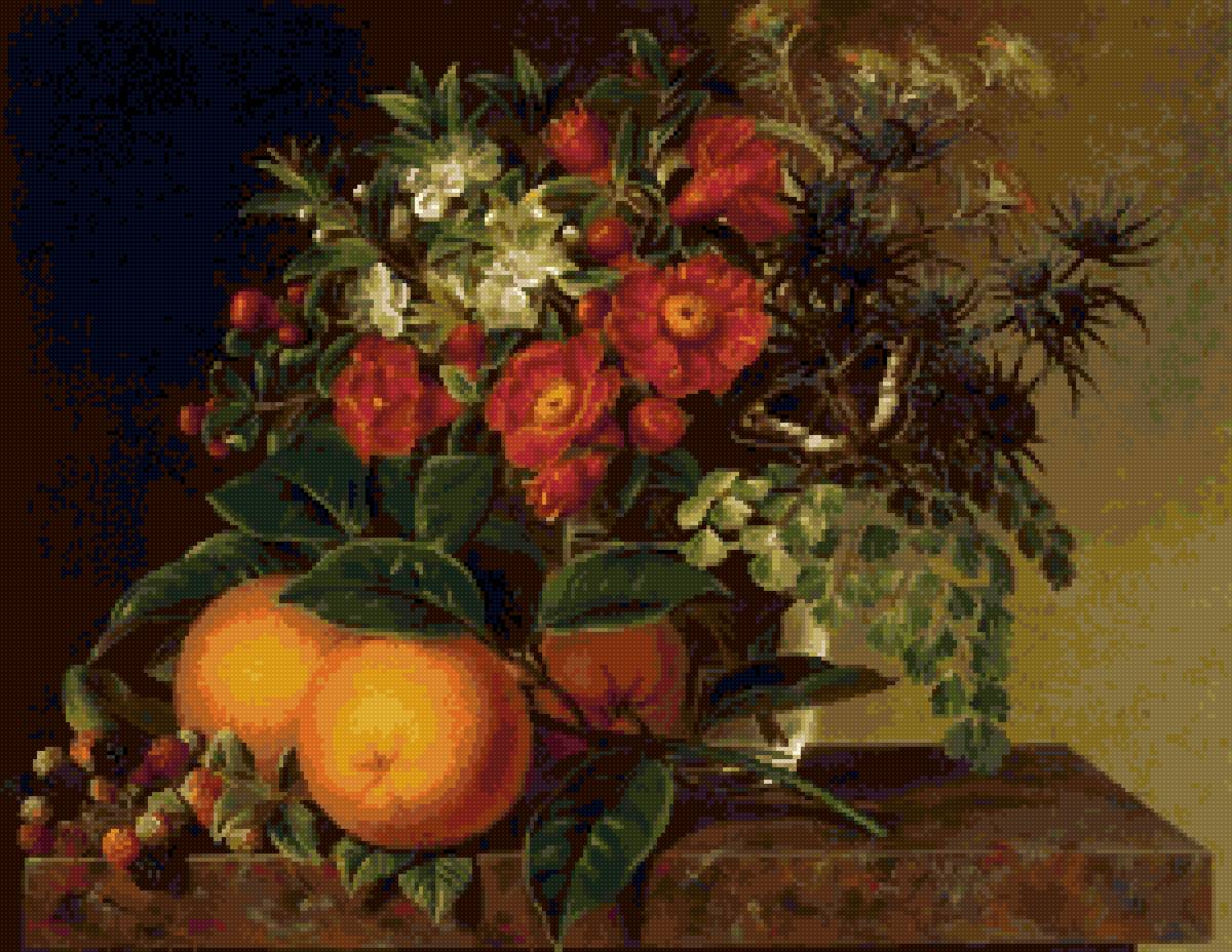 Йохан дженсен - цветы букет натюрморт - предпросмотр