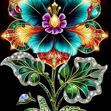 Схема вышивки «Камень»