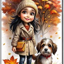 Схема вышивки «девочка»