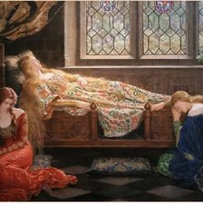 Схема вышивки «Спящая Царевна»