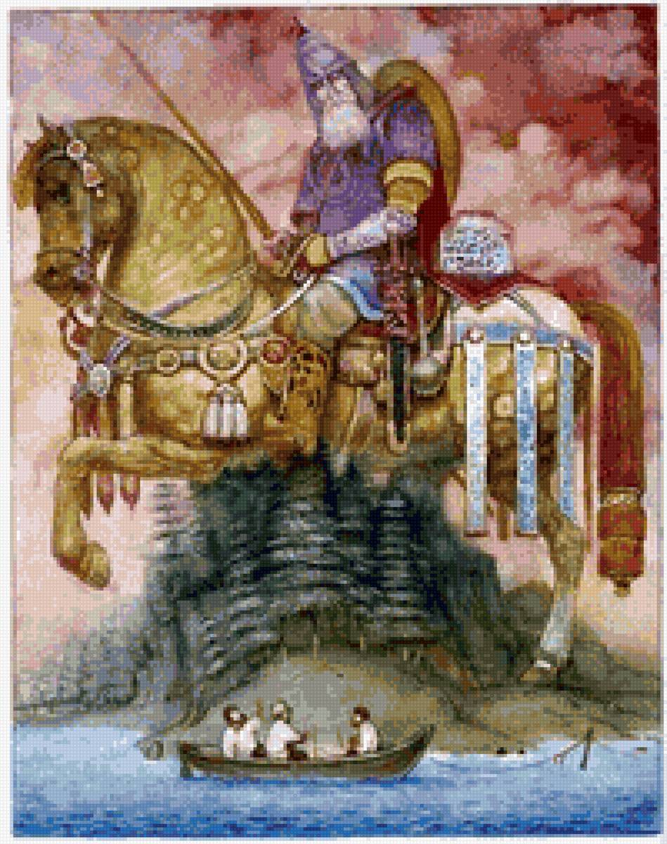 Богатырь Святогор. - богатырь, богатыри, святогор - предпросмотр