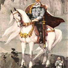 Схема вышивки «Богатырь Святогор 1»