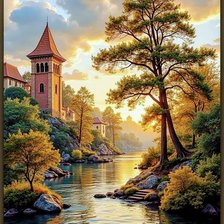 Схема вышивки «Природа»