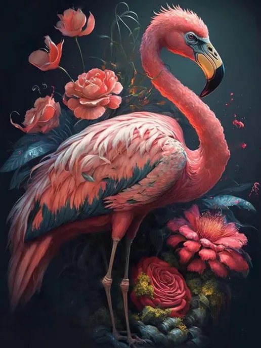 Розовый фламинго - оригинал